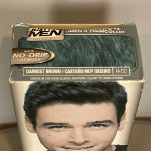 Just for Men Original Formula #H-50 Darkest Brown Shampoo-In Hair Color - Picture 4 of 15